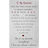 CPLJW Husband Valentines Day Gifts, Valentine's Day Card for Him, Anniversary Card Gift for Husband, I Love You Gifts for Him, Romantic Valentine Anniversary Birthday Cards for Him Men
