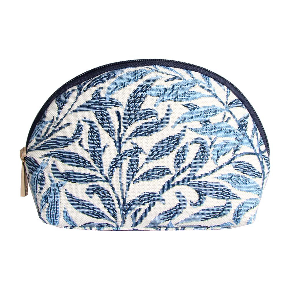 Signare Tapestry Cosmetic Bag Small Makeup Bag Women and Toiletry Bag Women with Garden Designs, Willow Branch, Standard Size