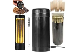 YANZHENGLIP Roller grinders, roller grinders and cone fillers, portable rechargeable large automatic roller filling machines with 50 Papers with 1 LED Storage Tank (1Set)