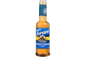 Torani Sugar Free Salted Caramel Syrup, 12.7 fl oz