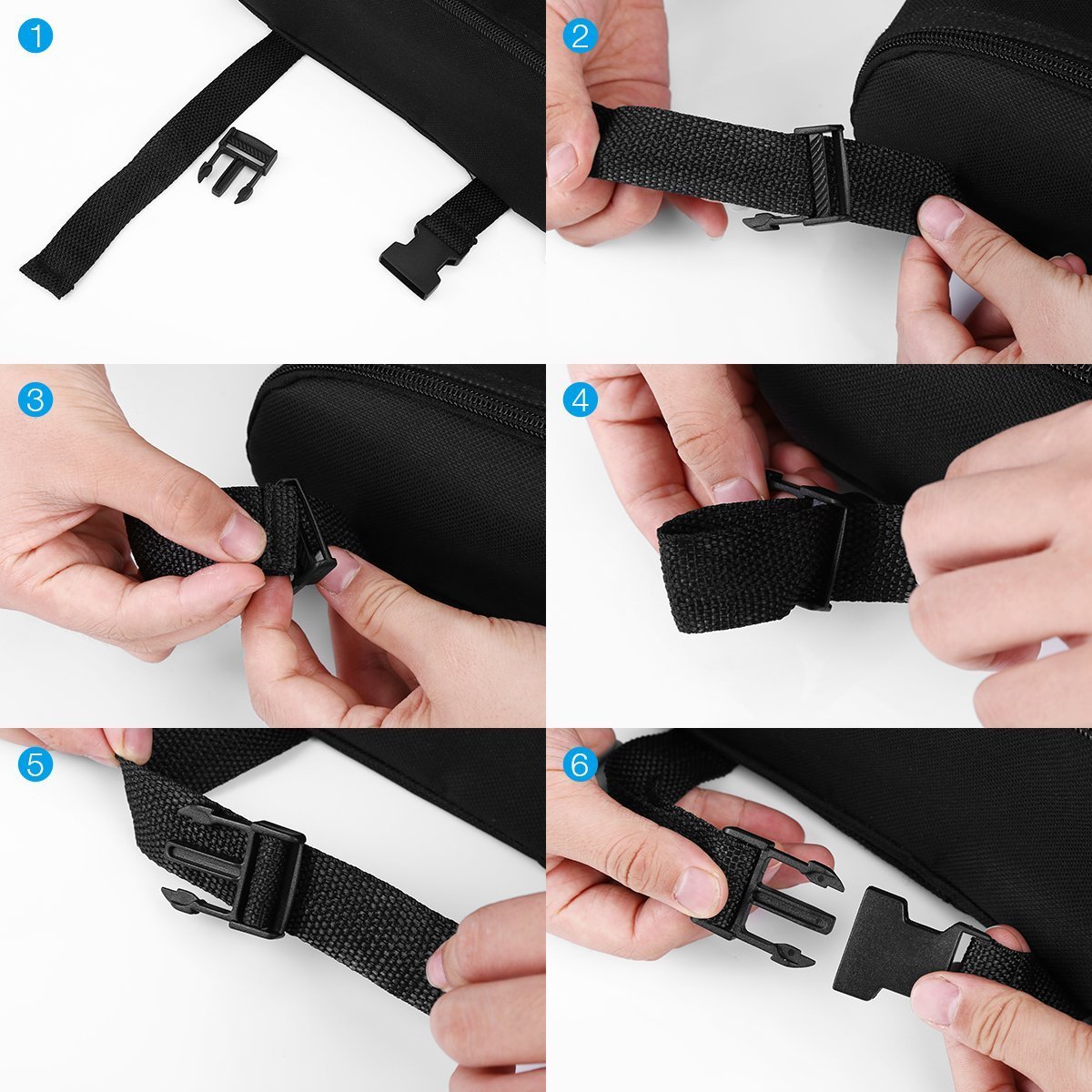 G1-Tech 2-pack Car Seat Back Organizer Baby Backseat Organizer Multi Purpose Travel Storage Bag