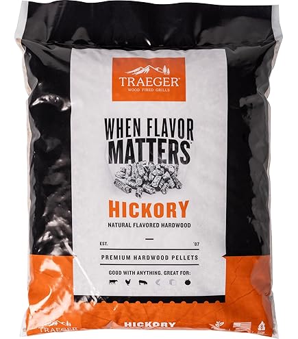 Traeger Signature Blend Wood Pellets - 20 Lb Bag, Hickory, Maple & Cherry Blend