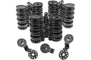 ZYLJHZ 100Pcs Shade Cloth Clips - Black Round Plastic Sun Shade Clip,Shade Cloth Heavy Duty Lock Grip for Sun Shade Net,Gardening Shade Cloth,Anti Bird Netting Windproof Awning Clamp