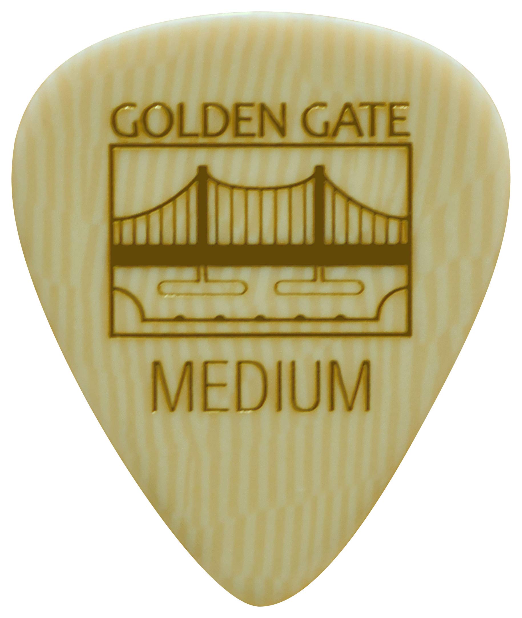 Golden Gate MP-441 Sideman Shape Guitar Picks, 0.75 mm Thickness, Ivoroid