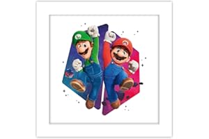 Gallery Pops® Nintendo The Super Mario Galaxy Movie (2026) - Duo Wall Art Gallery Pops Wall Art, White Framed Version