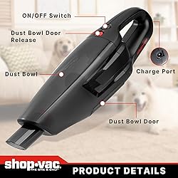 Shop-Vac Cordless Handheld Vacuum Cleaner, 12.0