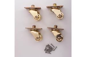 XUYIYUE The Upright Piano Has Wheels Modeled On Gold Metal Twin Wheels In A Set Of Four