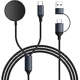 Fast Charger for Samsung Watch and Phone - 25W Fast Charging Cable for Samsung Galaxy s25/s24/s23/s22 Ultra, Galaxy Watch Ultra 8/7/6/5/4 Charger - Supports Data Transfer, CarPlay & Android Auto