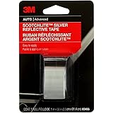 3M Scotchlite Silver Reflective Tape, 03455, 1 in x 36 in, 1 Roll