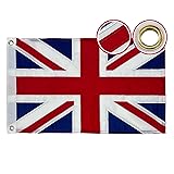 Flagolden Embroidered British Flag 12x18 inches
