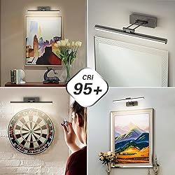 JUSHENG Battery Operated Picture Light with Remote