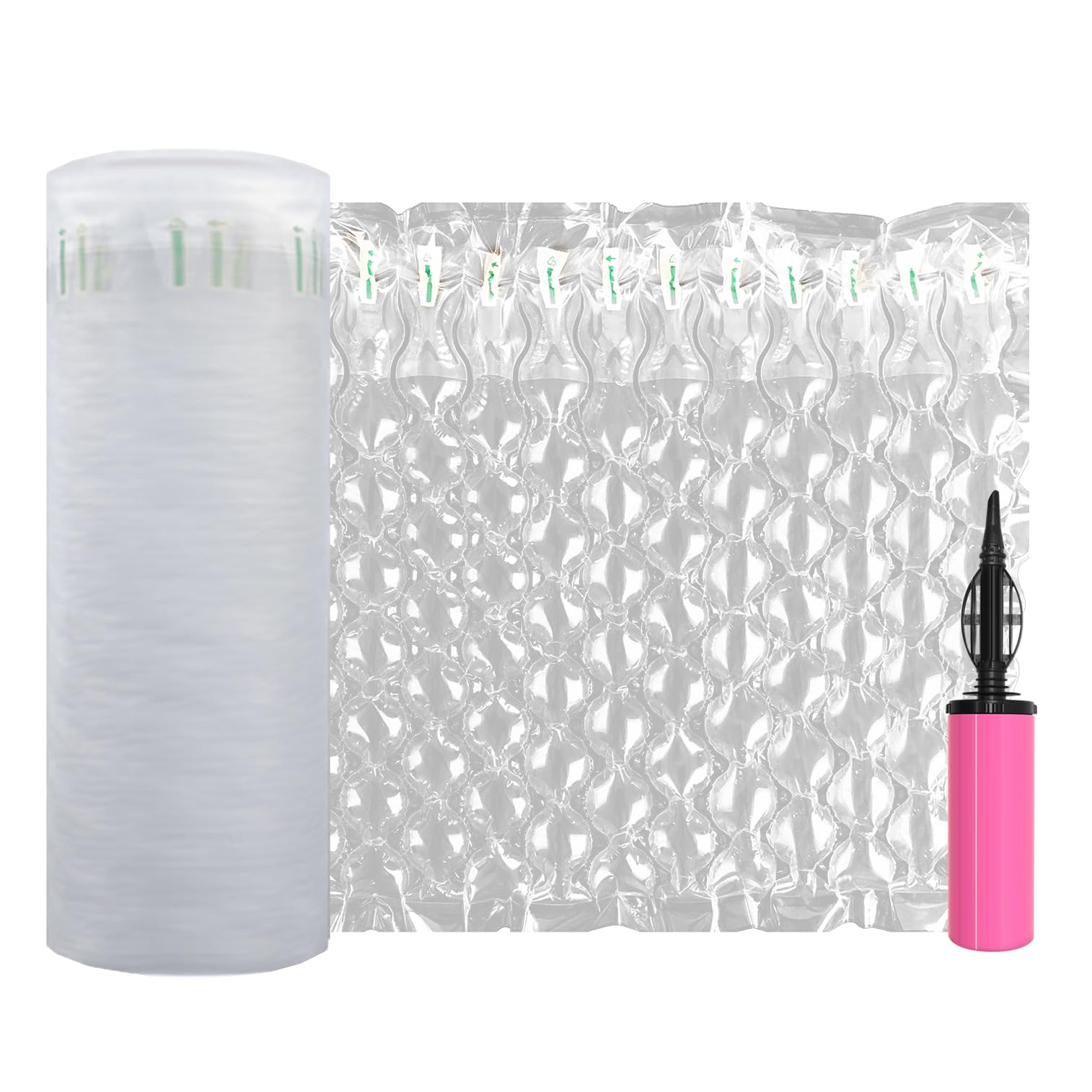 Hijelyn Inflatable Bubble Cushioning Wrap Roll