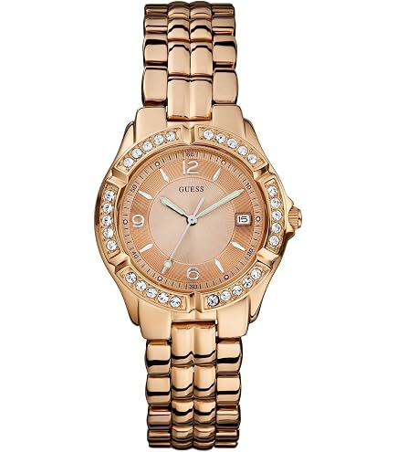 GUESS Ladies Rose Gold Tone Analog Watch 38mm $195 GUESS Ladies Rose Gold Tone Analog Watch - GW0686L3 | GUESS  main image 4