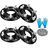 BDFHYK 5x114.3mm Wheel Spacers 15 mm Hubcentric Wheel Spacer Compatible with Nissan 300ZX 350Z 370Z Altima Infiniti G35 G37 FX35 S14, Forged 5 Lug Wheel Adapters M12x1.25 & 66.1 mm Hub Bore, Set of 4