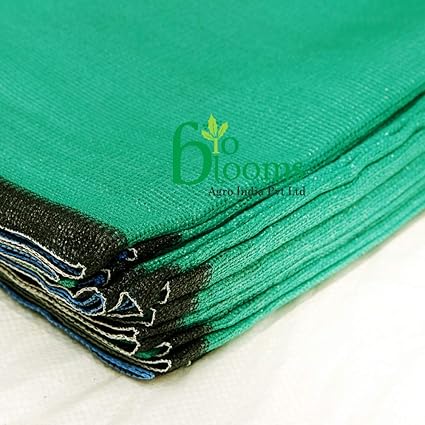 Bio Blooms Gardening Shadenet 90% Shade 3X10 Meters Role Green and Black,Thick and UV Treated Long Life