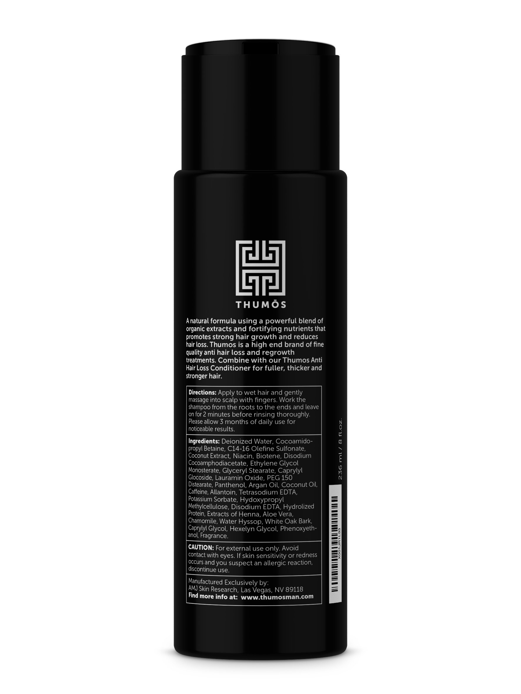Thumos Hair Loss Shampoo Hair Regrowth Thickening Shampoo For