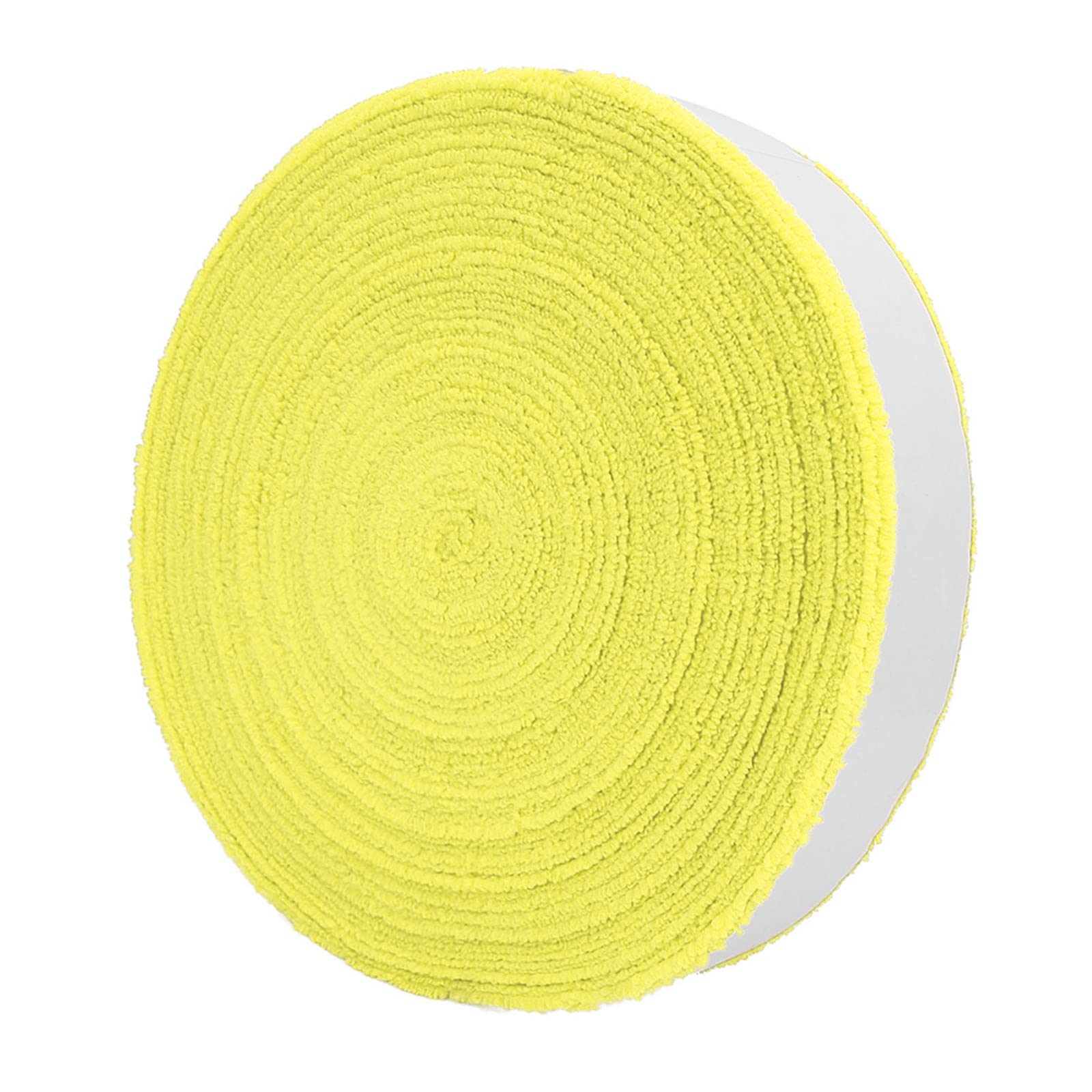 WALLFIRE 10M Badminton Tennis Racket Anti-skid Cotton Towel Grip Big Reel Towel Grip Roll Overgrip Sweatband Tape Absorbed Wraps (Color : Yellow)
