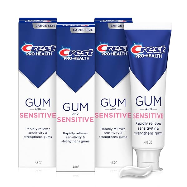 CREST SENSITIVE AND GUM TOOTHPASTE 4.8 OZ (3...
