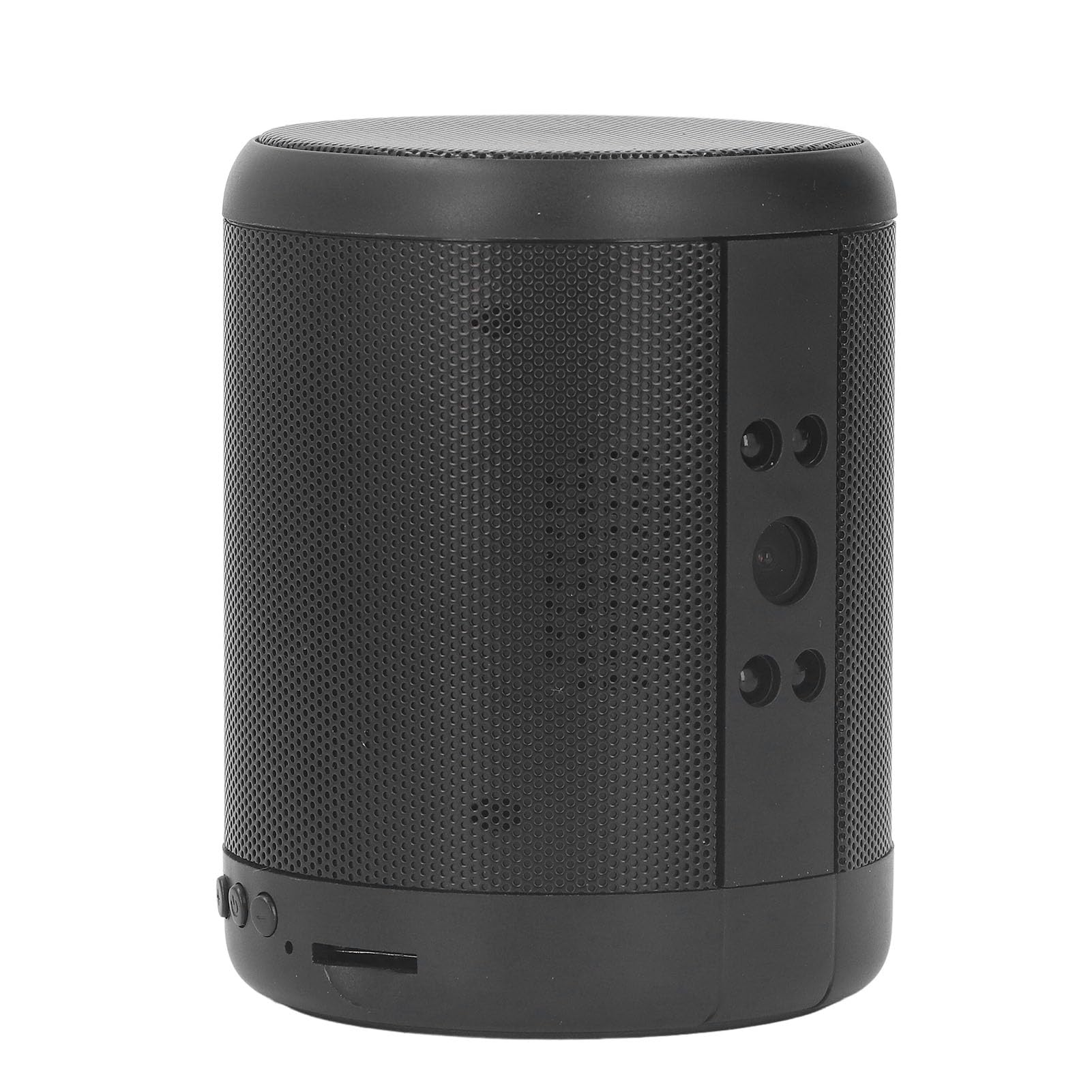 Zunate Camera Bluetooth Speaker, 2K HD Mini WiFi Camera with 140° Viewing Angle, 2 Way Talk, Night Vision, Motion Detection, Remote View