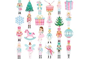 UMONI Nutcracker Party Cupcake Decorations 48Pcs Nutcracker Christmas Cupcake Toppers Nutcracker Party Cupcake Picks Christmas Ballet Theme Cake Topper for Winter Holiday Party Dessert Supplies