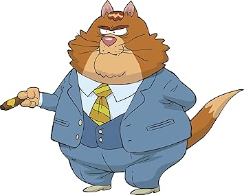 Amazon Com Big Boss Orange Kitty Cat Smoking A Cigar Cartoon Vinyl Sticker 4 Wide Automotive