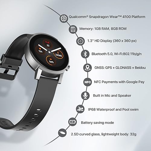 Ticwatch Wear Os Nfc Watch Smartwatch Wear Os Nfc Online