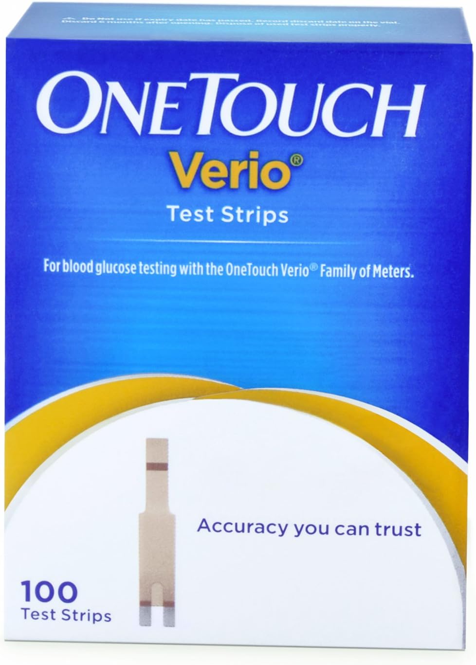 Verio Blood Glucose Test Strips 100 ct BigaMart