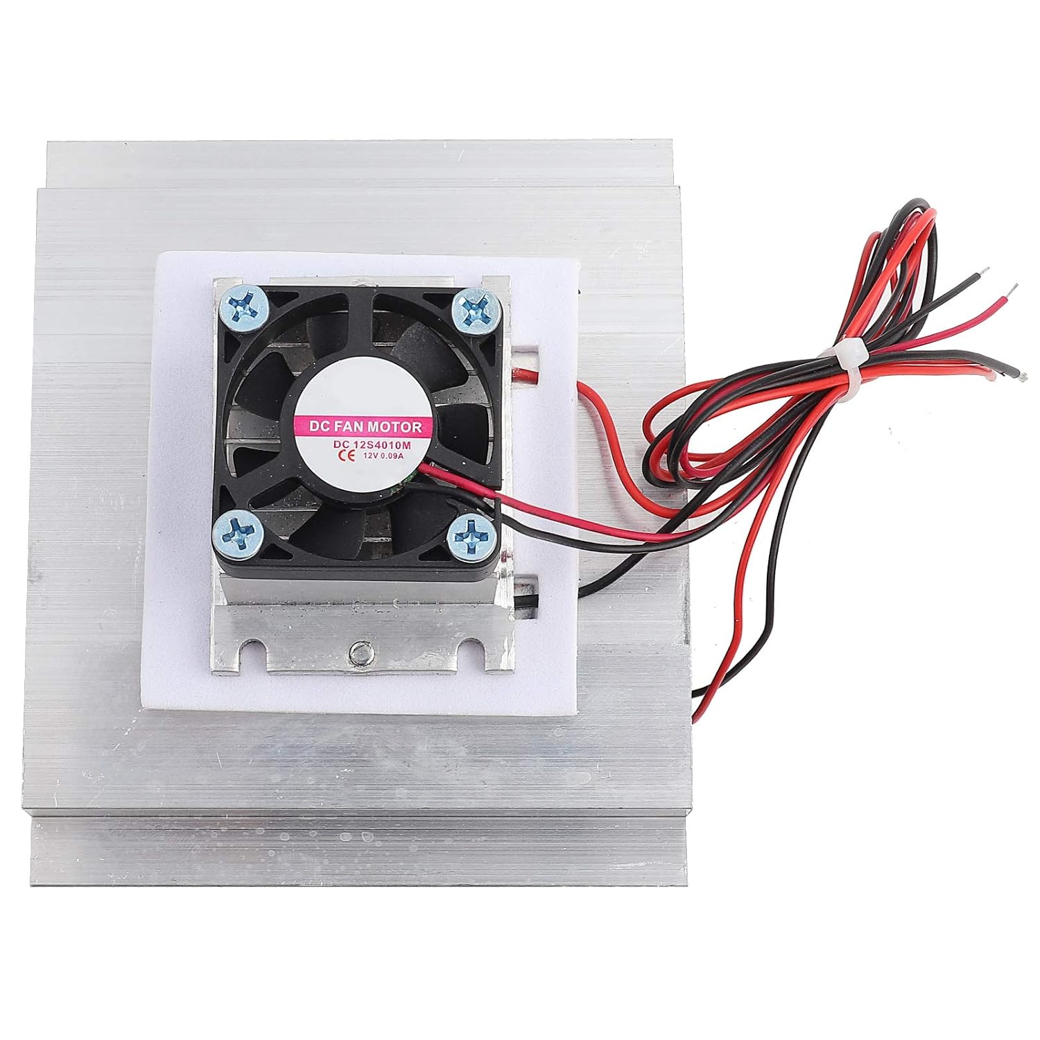 Cooling System Semiconductor Thermoelectric Peltier Plate Module Quick Cooling Peltier Cooler for Small Space Cooling(Has a cold end fan)