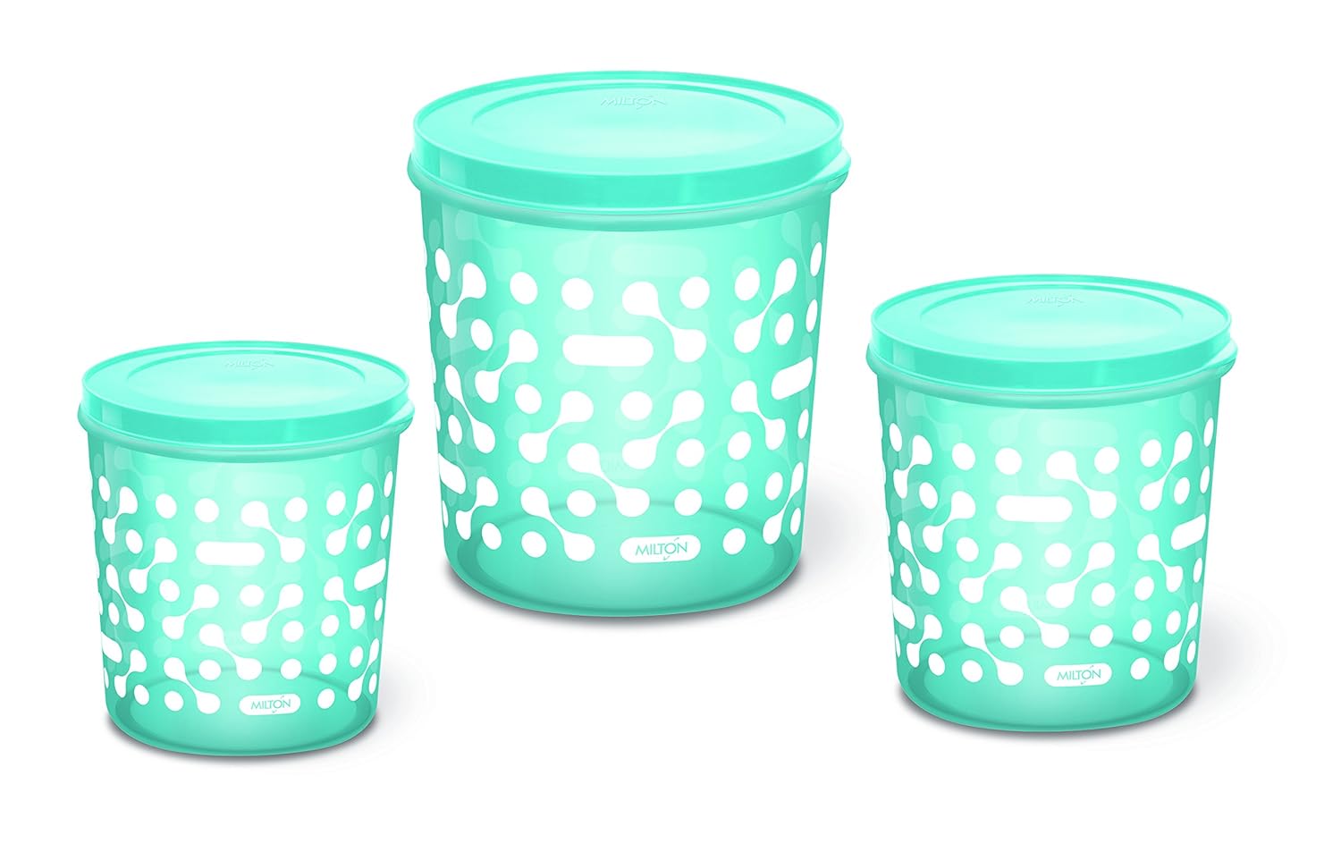 Buy Milton Plastic Storex Container Set of 3 (5L, 7L, 10L) (Aqua Blue