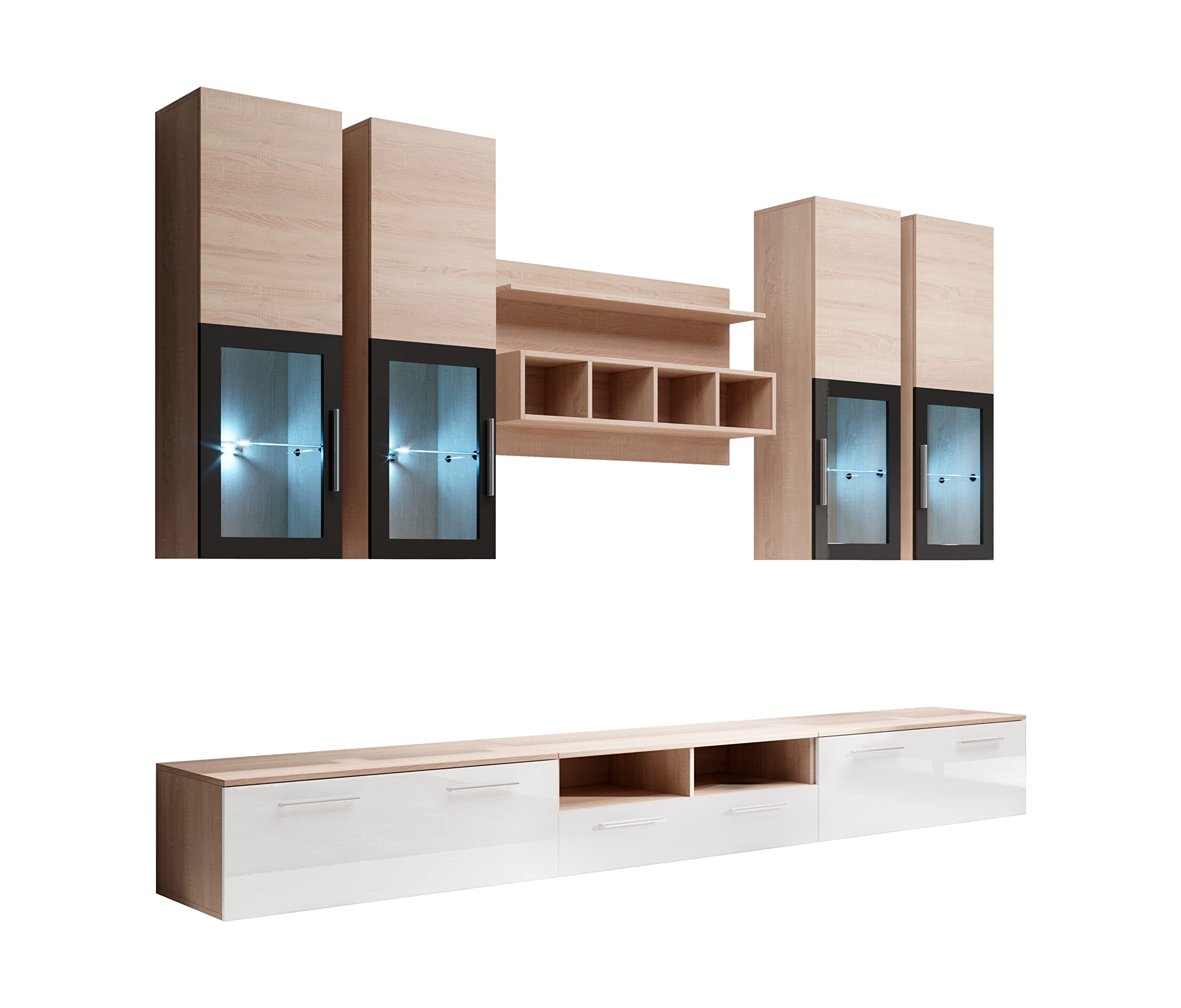 MB-Muebles-Bonitos-Mueble-de-salon-Moderno-Acosta-Ancho-300-x-Alto-190-x-Profundo-456cm-MDF-Brillo-Lacado-LED