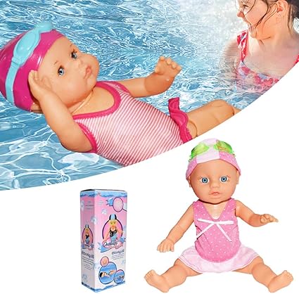 baby doll that swims in water
