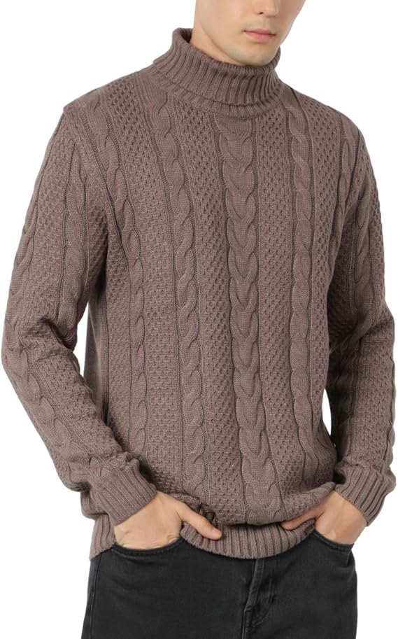 Amazon Yacoresya ニット セーター メンズ カットソー タートルネック ケーブル編み 大きいサイズ 上質 厚手 長袖 防寒 セーター 通販