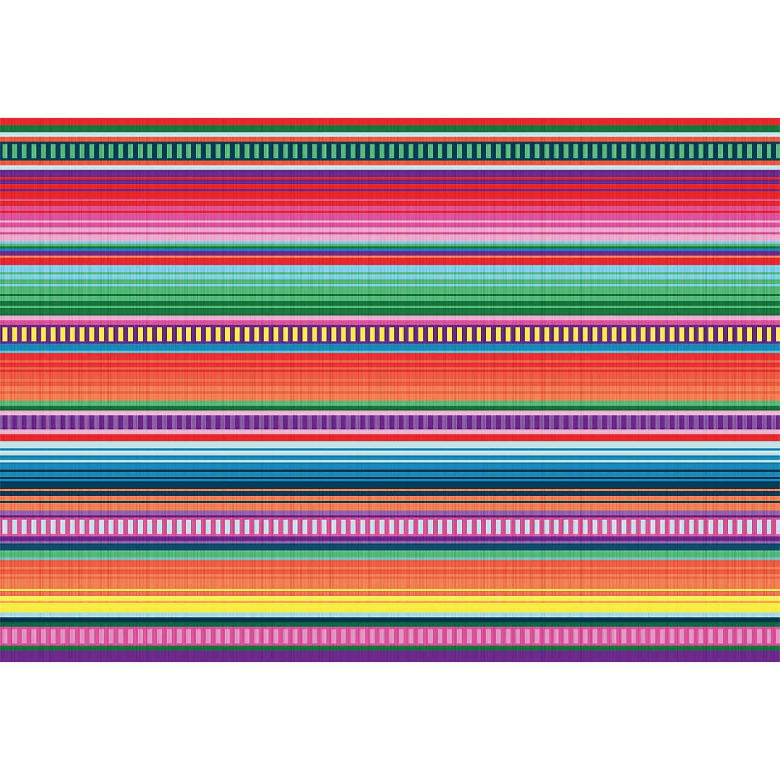 Allenjoy 7x5ft Color Fiesta Theme Party Stripes Backdrop Cinco De