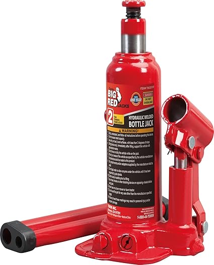 Amazon Com Torin Big Red Hydraulic Bottle Jack 2 Ton 4 000 Lb