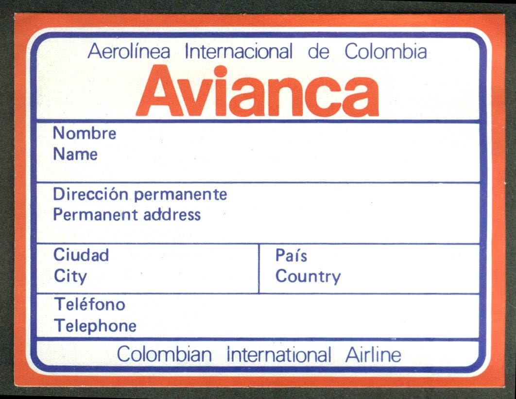 avianca airlines baggage