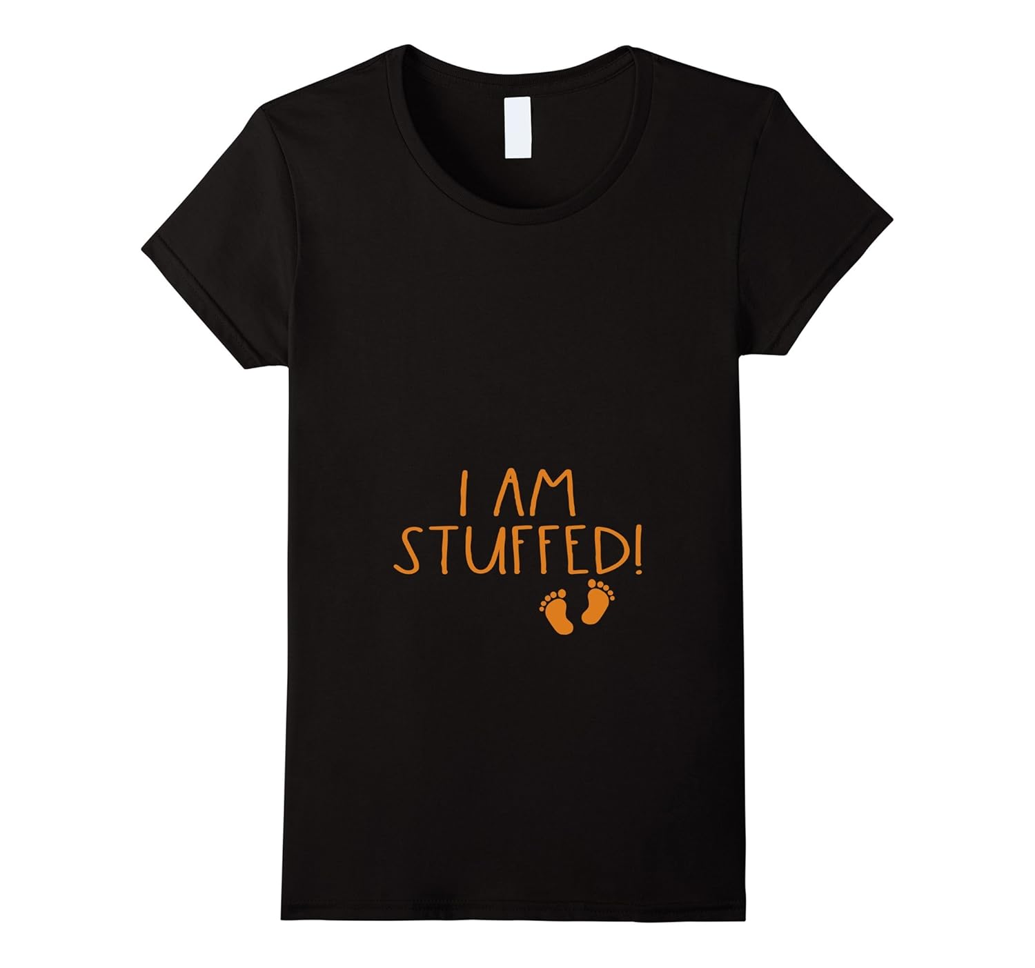 Womens Cute Thanksgiving Maternity Shirt - I Am Stuffed!-ANZ