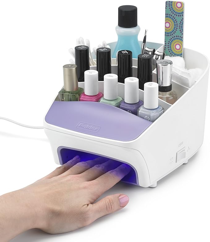 Polder Nail Salon, White Amazon.co.uk Kitchen & Home