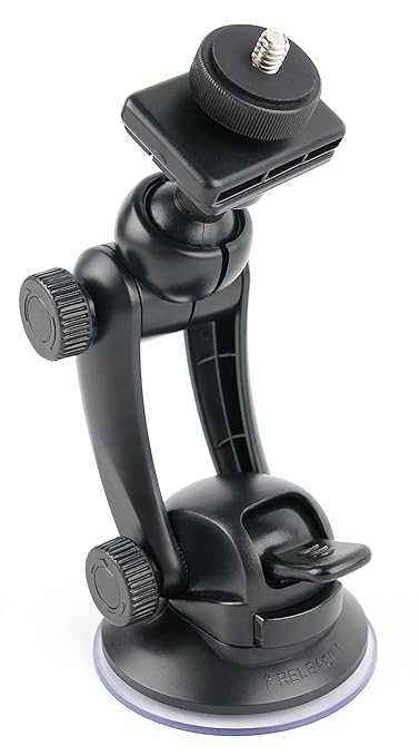 DURAGADGET Saugnapfhalterung mit 1/4 Zoll Stativgewinde für Drift HD 1080P / HD GHOST/HD GHOST-S/Stealth 2 Waterproof Case