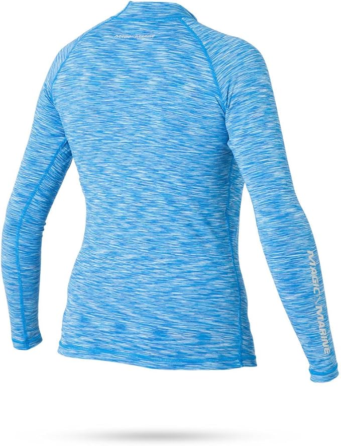 Amazon Co Jp Magic Marine マジックマリン Cube Rashvest L S Women ラッシュガード レディース 長袖 レディース マリンスポーツウェア ラッシュガード 服 ファッション小物