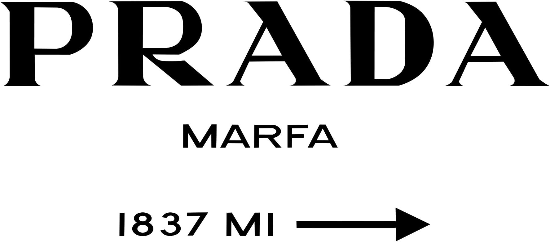 TheGoodVibes PH246A1 Prada Marfa Poster Premium Photo Paper 61 x 91,5 cm