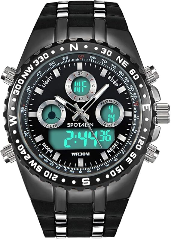 analog watch with stopwatch