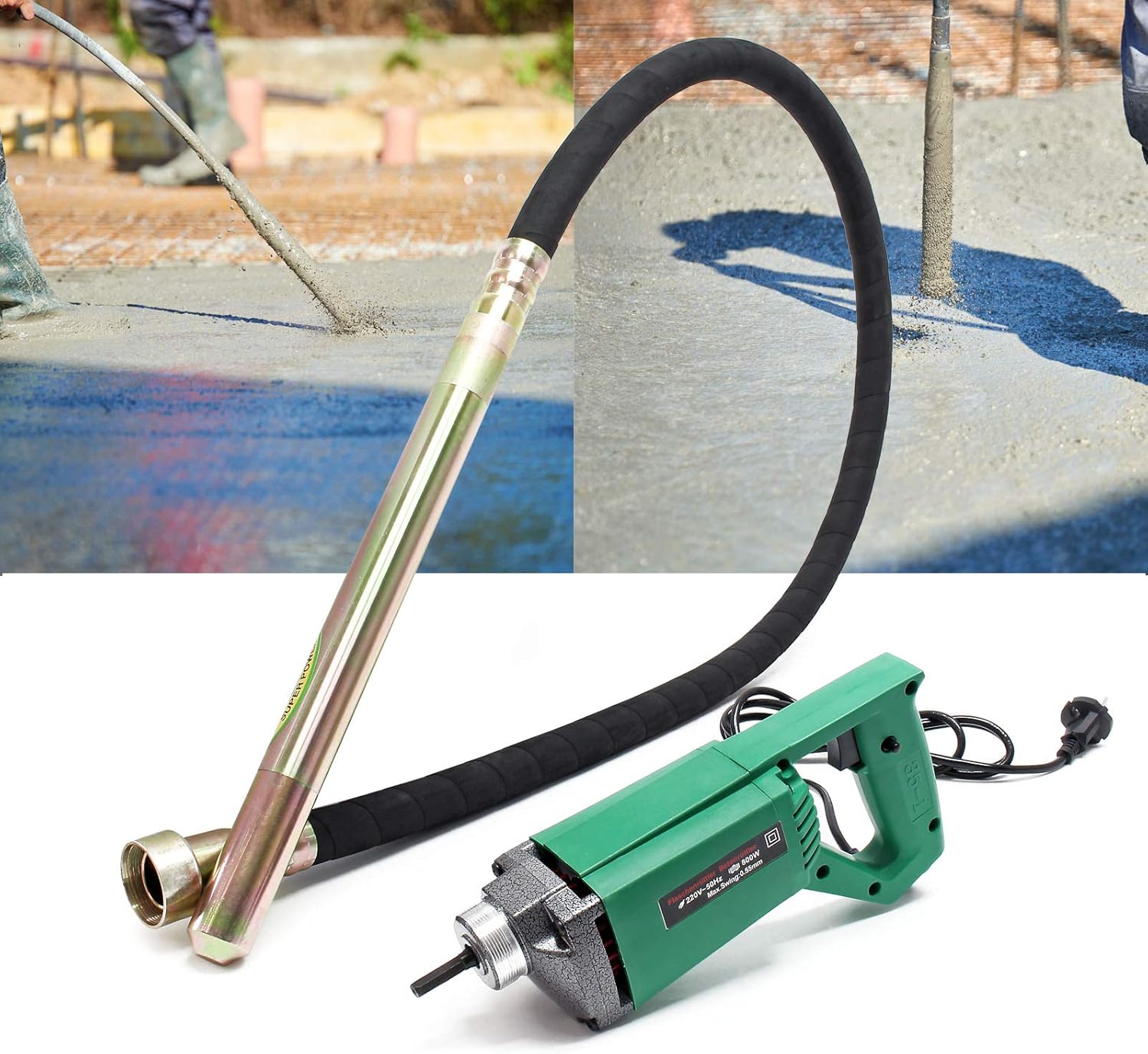 Aiguille Vibrante Wiltec 35 Mm – Longueur 1,50 M – Pour Vibreur électrique Manuel (réf. 05862)