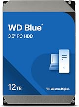 WD Blue 12TB Desktop 3.5" Internal Hard Drive 7200 RPM SATA 6Gb/s