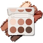 Morphe ChromaPlus 6-Pan Eyeshadow Palette, Tailored Nudes, 0.26 oz | High Pigment Eye Makeup, Shimmer, Matte &amp; Metallic Eye Shadow, Neutral Shades, All-Day Wear