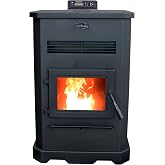 Cleveland Iron Works Large Pellet Stove - 130lb Hopper