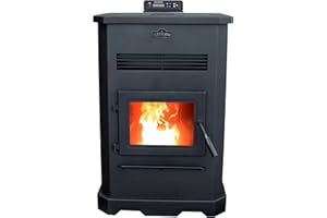 Cleveland Iron Works Large Pellet Stove - 130lb Hopper