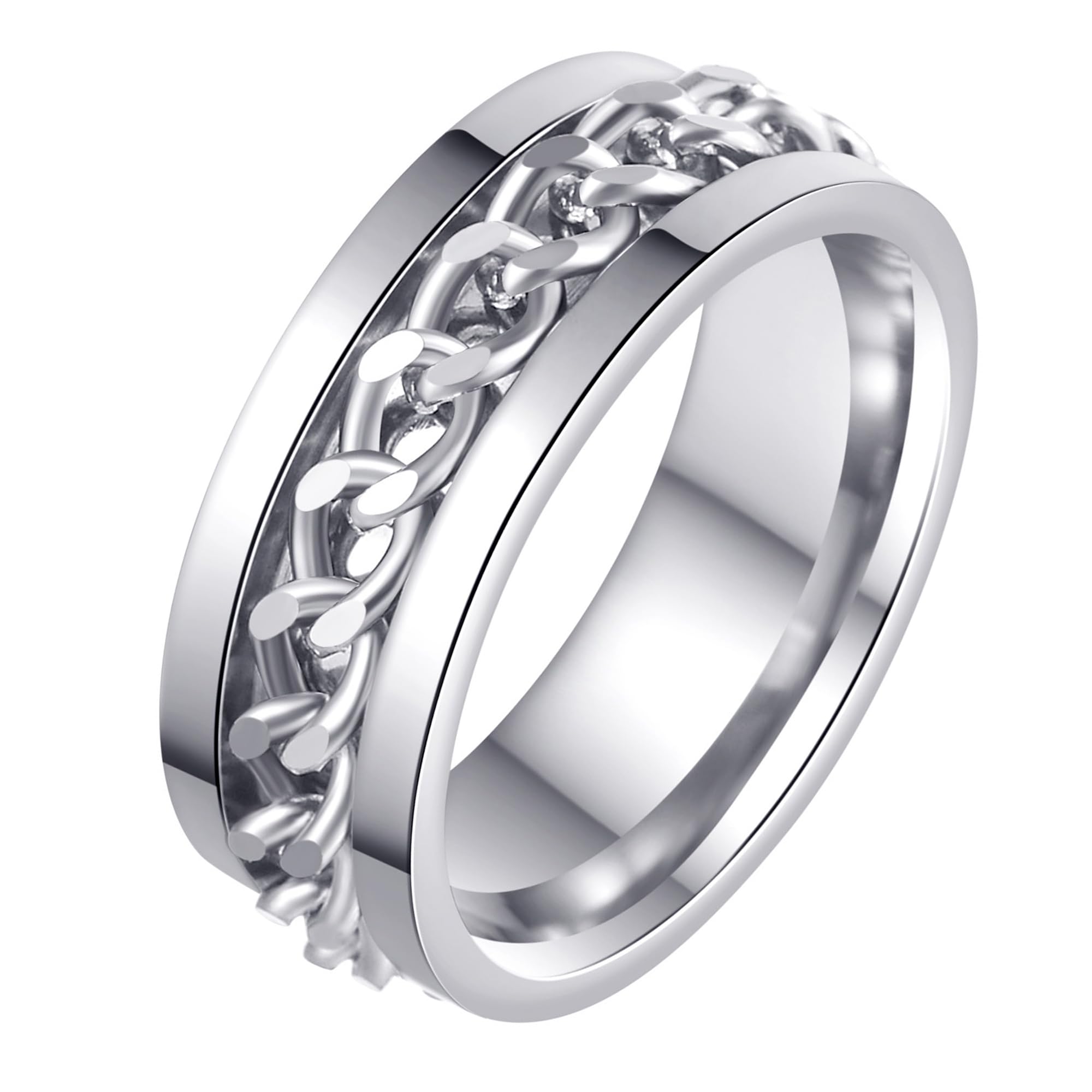 Udolfly Mens Fidget Rings Anxiety Rings for Men