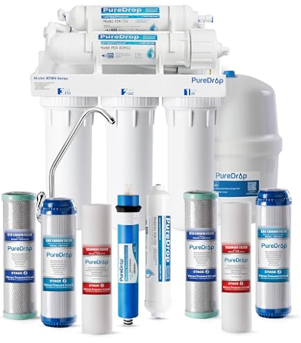 thumbnail image 2 of Membrane Solutions 6-Stage RO System – PH Alkaline Reverse Osmosis, 36-150 GPD, NSF Certified 2 of 3