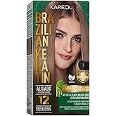 Kareol Extra Repairing Brazilian Keratin Straightening Kit - Formaldehyde Free - Vegan Formula - Keratin Hair Treatment, Keratina Para Alisar El Pelo, Alisado Brasileño Keratina