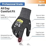 DEX FIT Level 5 Cut Resistant Gloves CR553 Prime 3D Comfort Touch Screen view 4